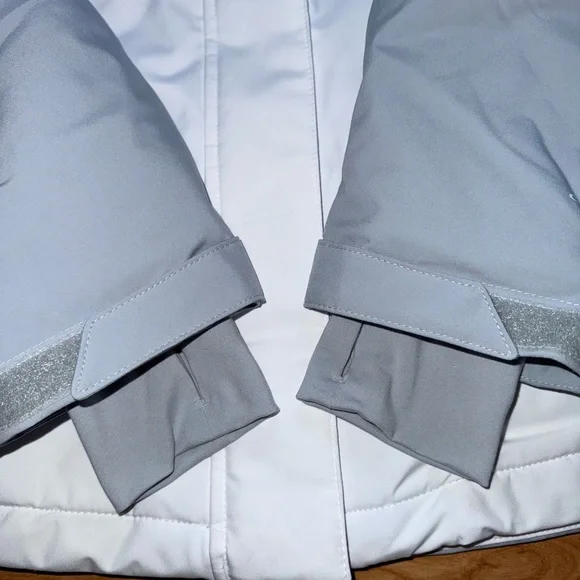 Columbia Ava Alpine II Insulated Waterproof Women Sz M Ski Jacket White Grey New - Picture 15 of 15